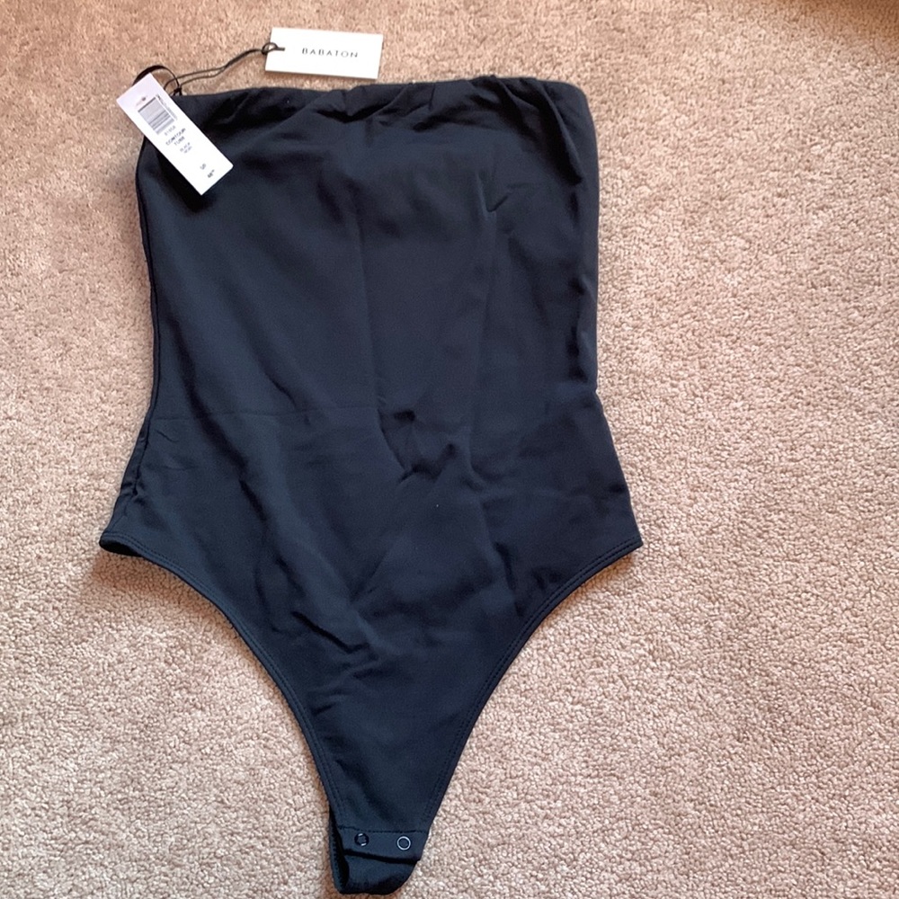 Babaton Aritzia Contour Tube Strapless Bodysuit Size Small